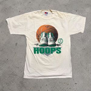 Vintage 1991 Boston Celtics NBA Basketball Cotton T-Shirt “Hoops” Converse Sneak